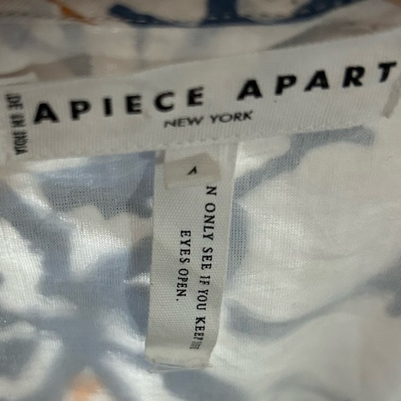 APIECE APART
MONTEROSSA DRESS - FLORES ORANGE Size 4 - Picture 6 of 7